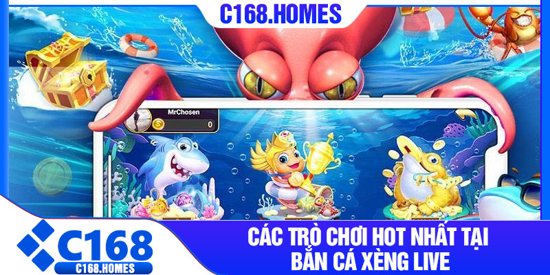 Các trò chơi hot nhất tại Bắn cá xèng live