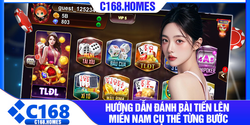 Hướng dẫn đánh bài tiến lên miền nam cụ thể từng bước